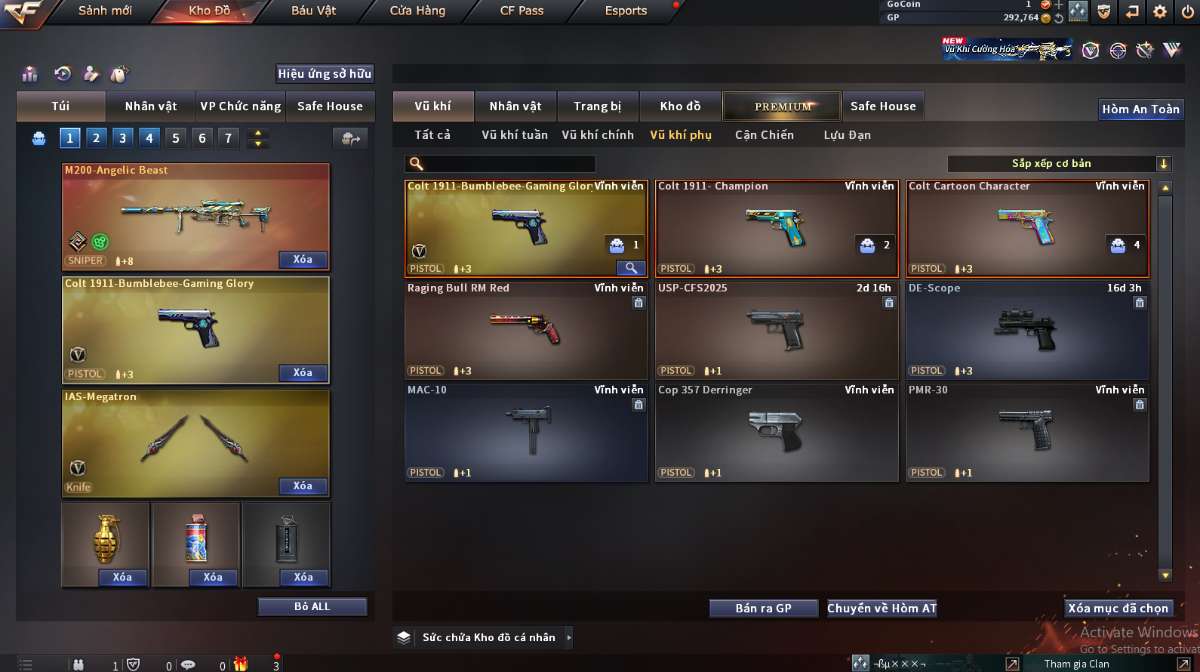 shop acc cf uy tin gia re